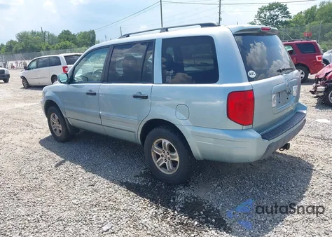 2003 Honda Pilot Ex-L from USA, damaged, VIN 2HKYF18533H000184